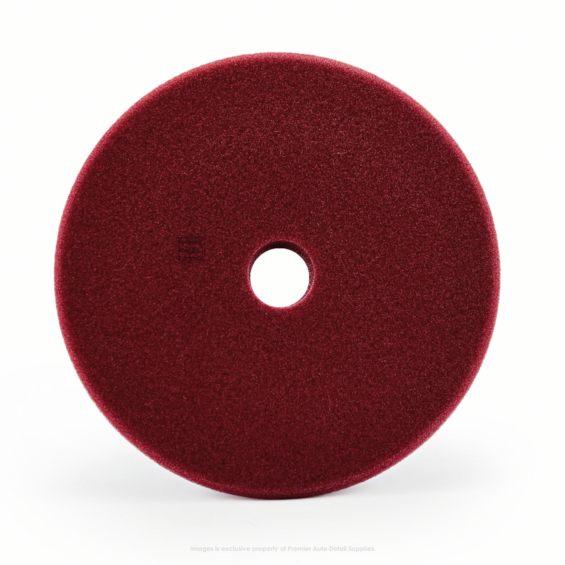 572EG | Buff and Shine | EdgeGuard Foam Pad, Maroon, Medium Cut, 5" / 130mm