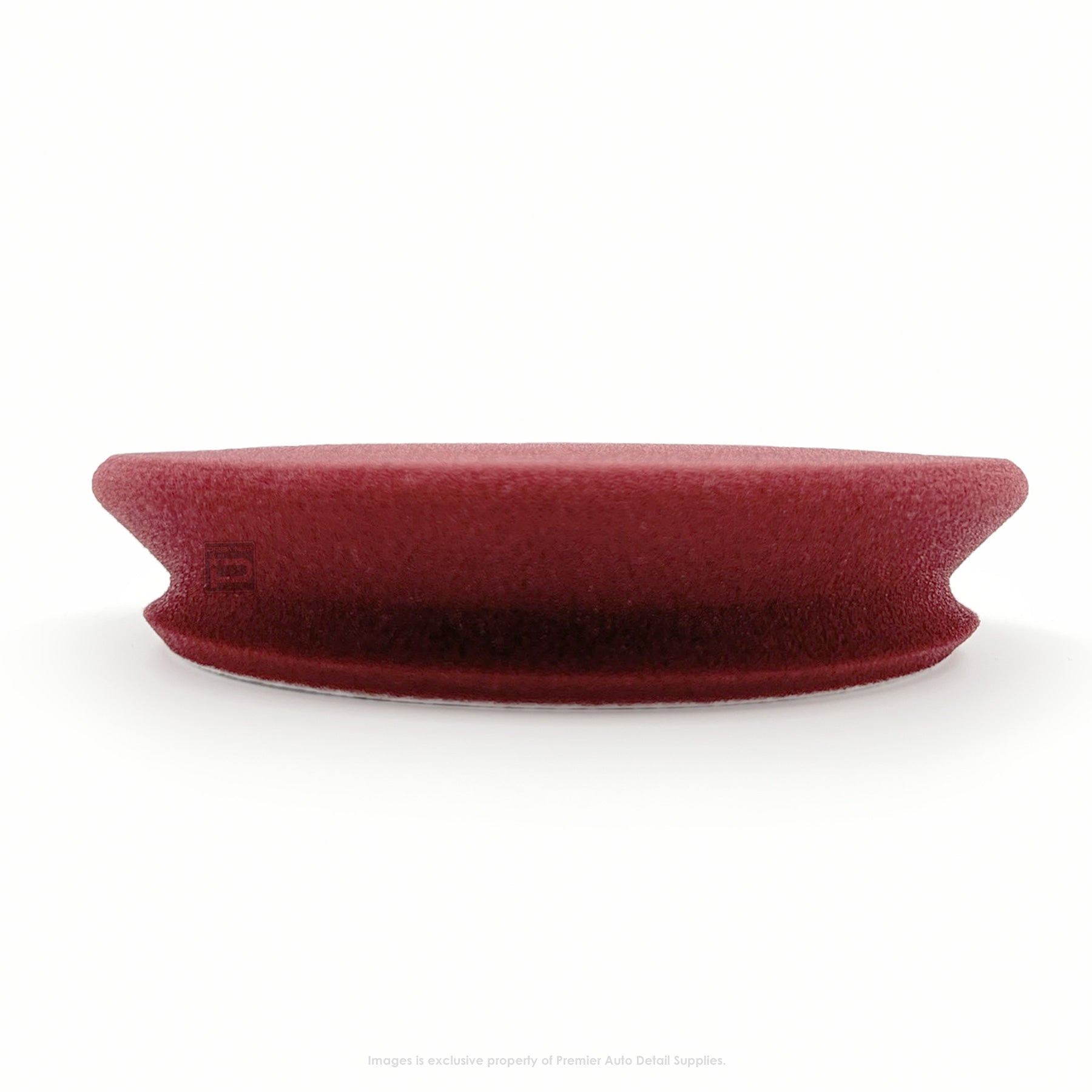 572EG | Buff and Shine | EdgeGuard Foam Pad, Maroon, Medium Cut, 5" / 130mm