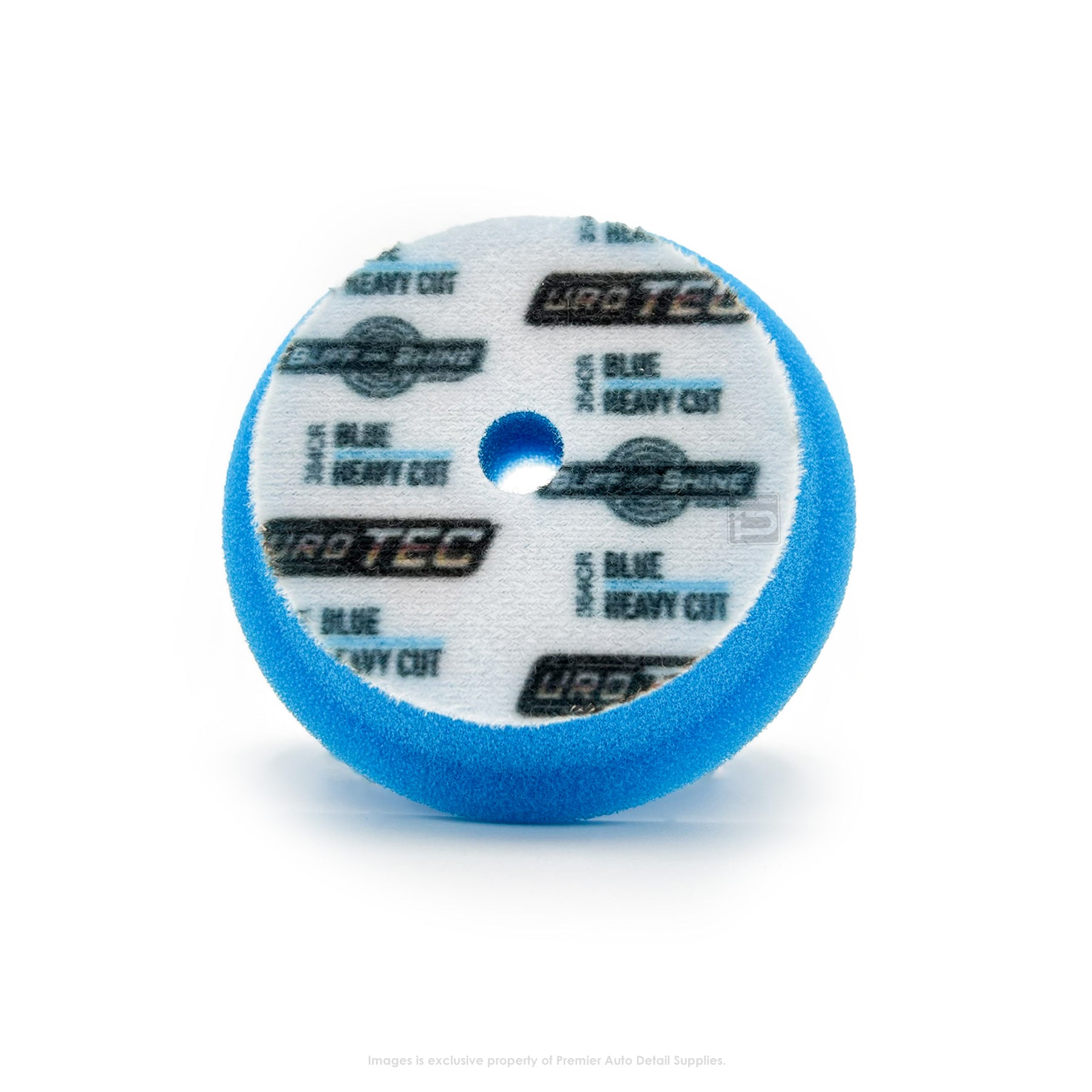 354CR  | Buff and Shine | 3" Uro-Tec Coarse Blue Heavy Cut Foam Pad - 2pk