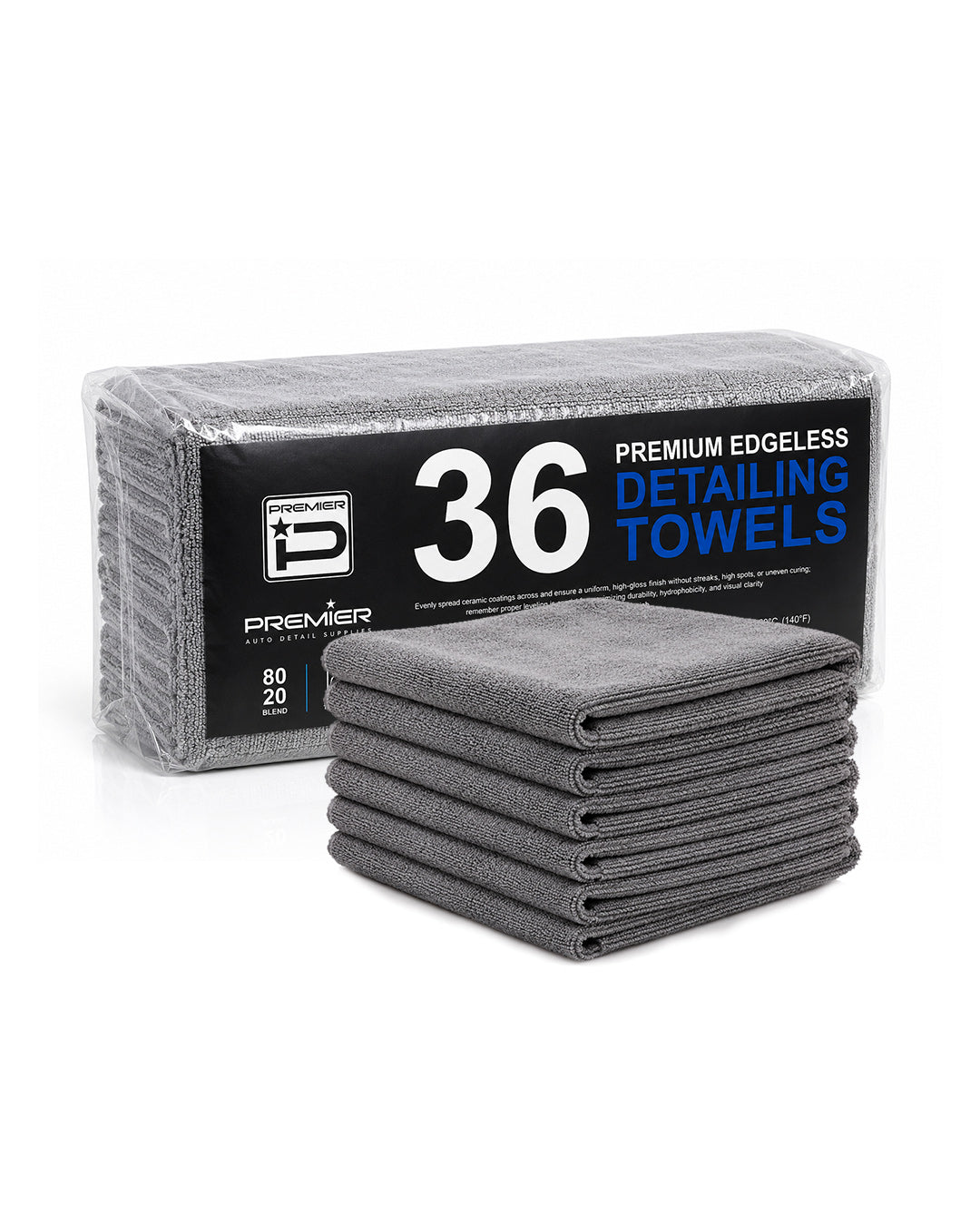 36 Pack Premium Edgeless Detailing Towels