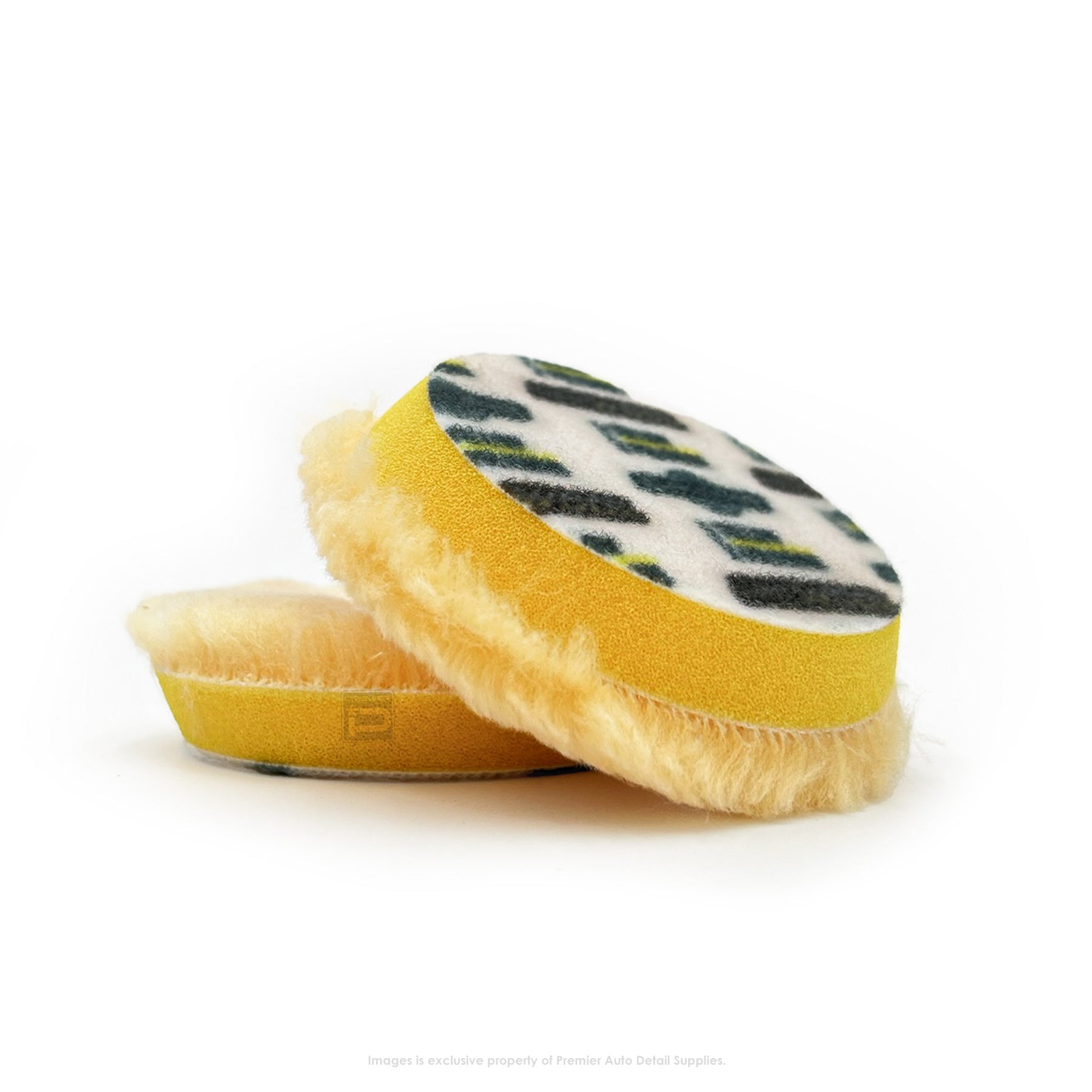 3KFWY | Buff and Shine | 3" Uro-Wool Yellow Polishing Pad - 2pk