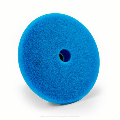 554EG | Buff and Shine | EdgeGuard Foam Pad, Blue, Heavy Cut, 5" / 130mm