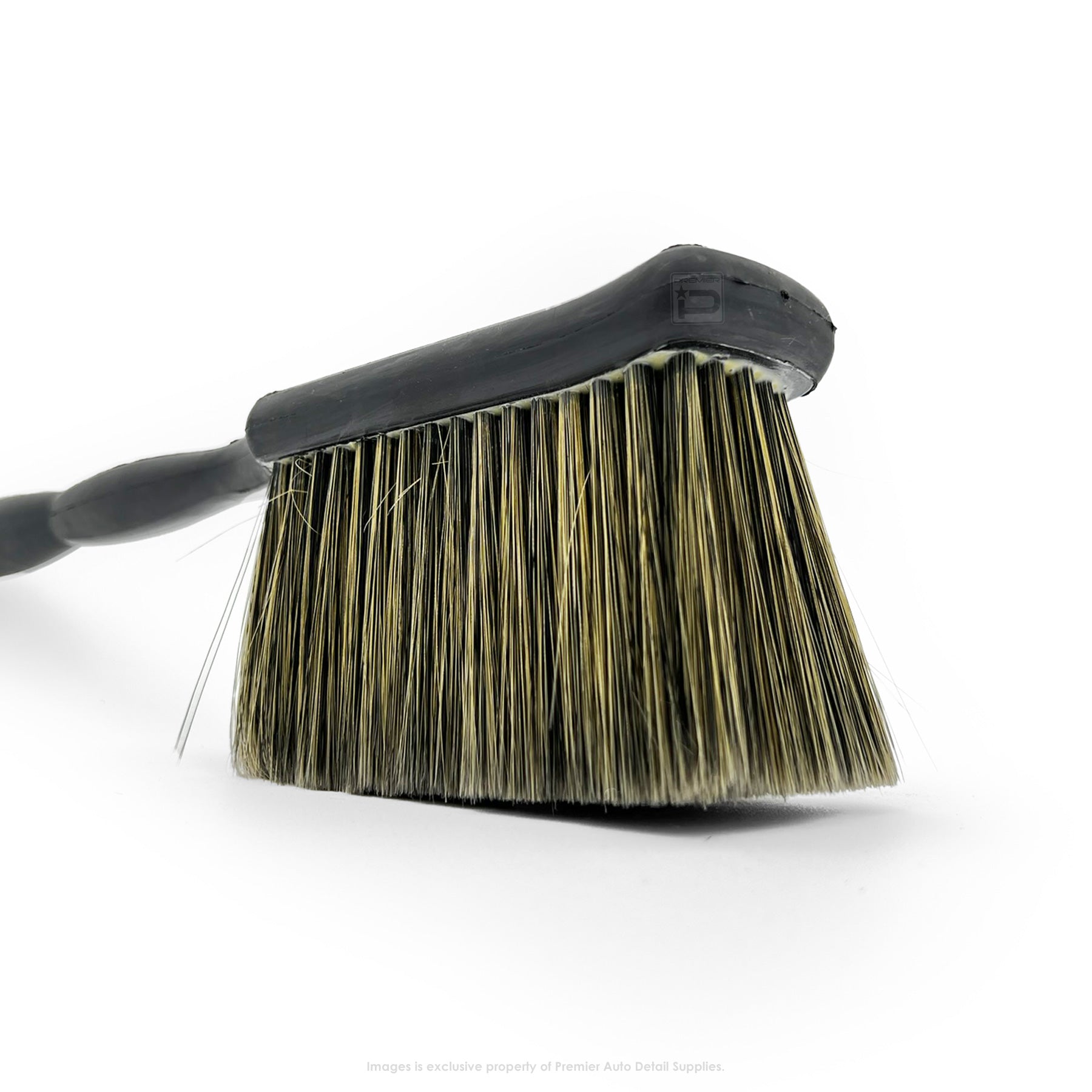 Pre-wash hand brush hog hair with long handle