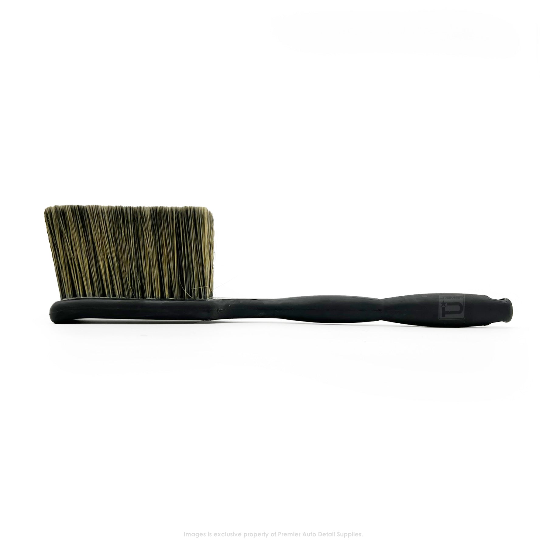 Pre-wash hand brush hog hair with long handle
